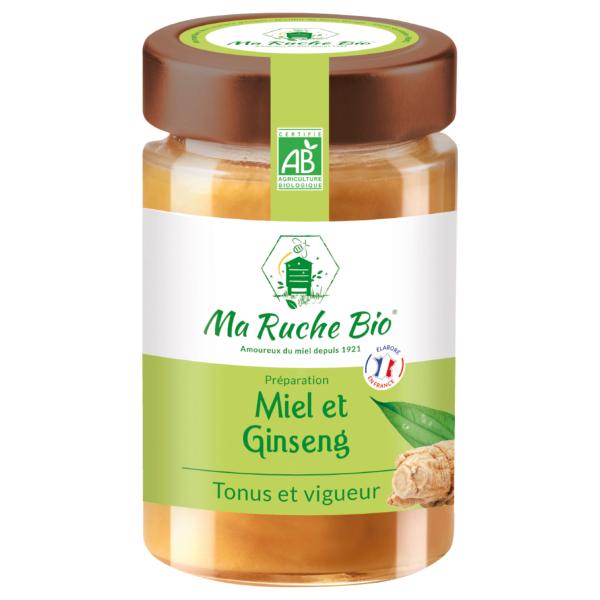 Miel et ginseng bio 250g