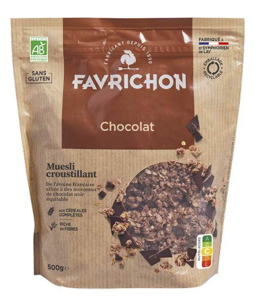 Muesli croustillant chocolat - 500gr